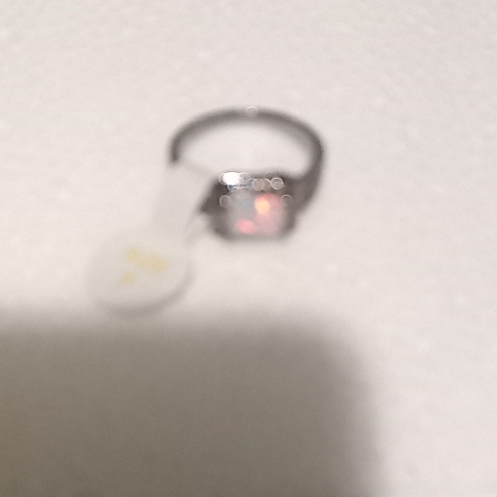 Dazzling Silver Opal Ring - image 2